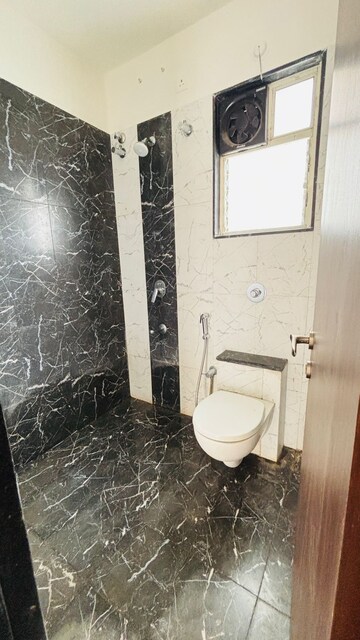 Bathroom in 3 BHK Apartment at Vilas Javdekar Yashwin Encore, Wakad – for Rent