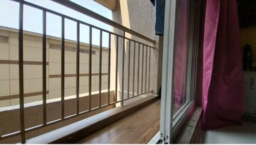 Balcony in 1 BHK Apartment at Metropolis Rivera, Kasarvadavali – for Rent