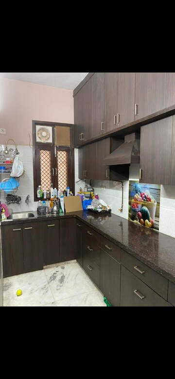 Kitchen in 1.5 BHK Builder Floor at Puri PP City Centre, Pitampura – for Rent