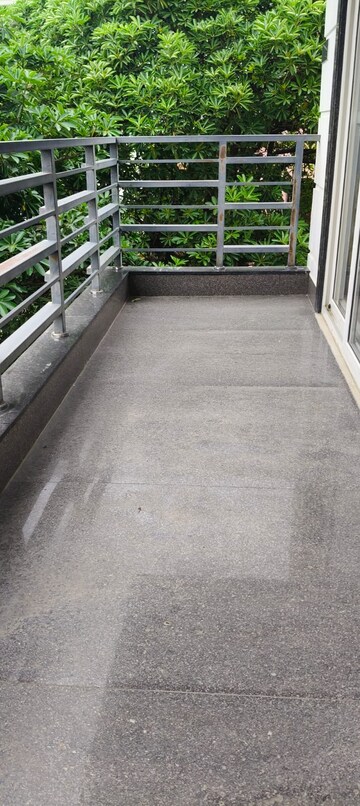 Balcony in 3.5 BHK Builder Floor at Shivalik Colony – for Rent