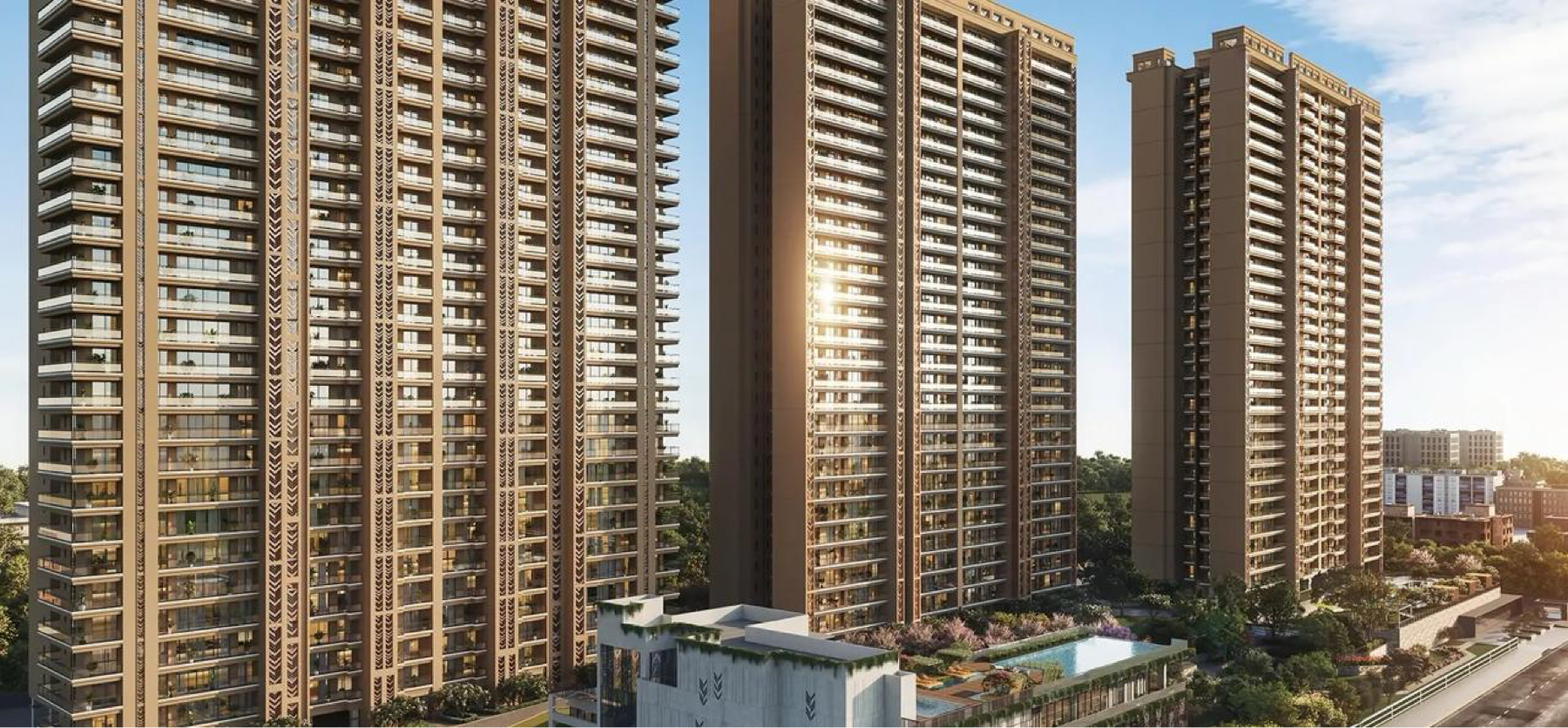 3 BHK + Servant Room Apartment For Sale in Godrej Aristocrat