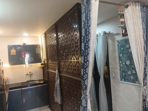 Kitchen in 3 BHK Apartment at Mansarovar – for Sale