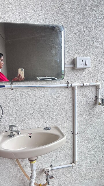 Bathroom in 1 RK Apartment at Bramhacorp Waterbay C, Kalyani Nagar – for Rent