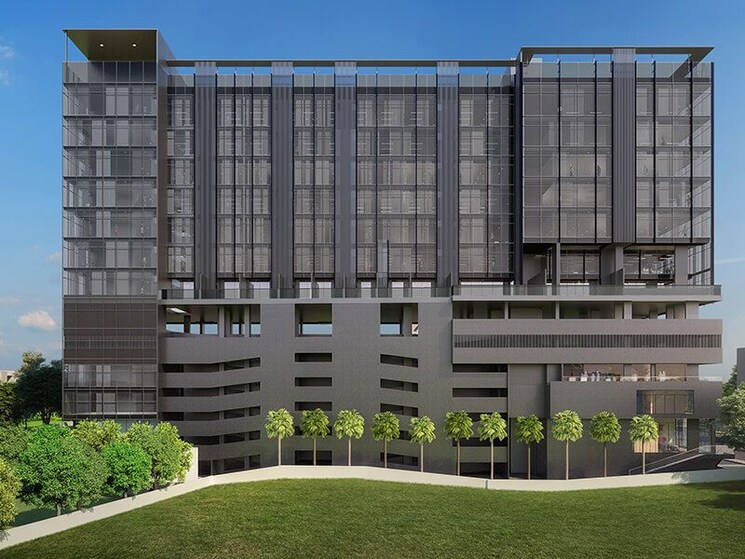 Exterior View, the-platinum-towers Commercial Office Space 2060 Sq.Ft. In Kharadi Pune 8999026