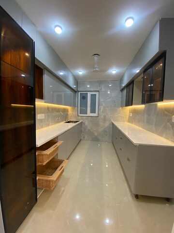 Kitchen in 3.5 BHK Apartment at Palm Residency Chhatarpur, Chattarpur – for Rent