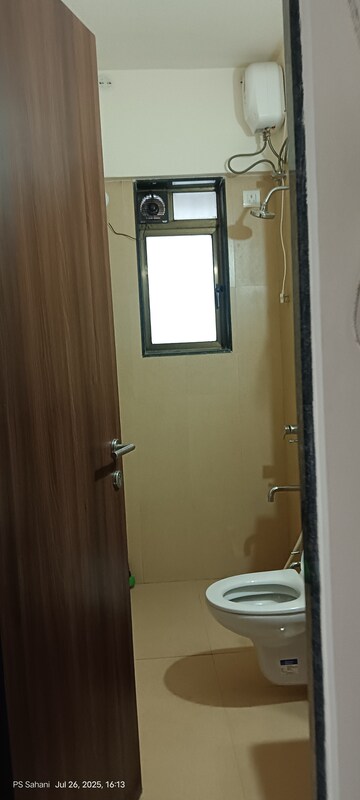 Bathroom in 2.5 BHK Apartment at Runwal Sanctuary, Mulund West – for Rent