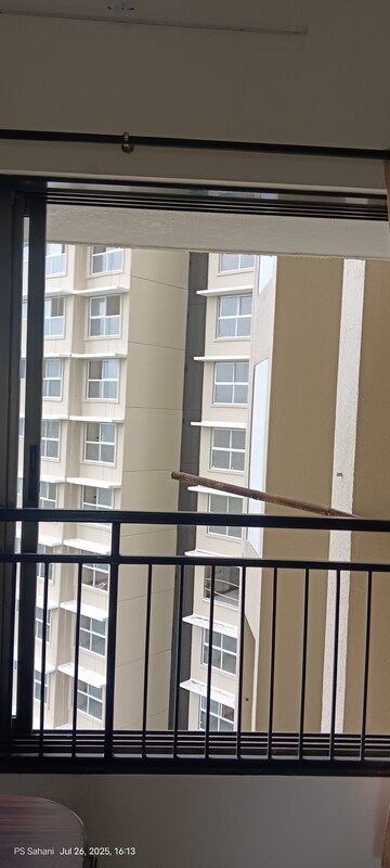 Balcony in 2.5 BHK Apartment at Runwal Sanctuary, Mulund West – for Rent