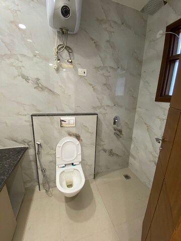 Bathroom in 1 BHK Builder Floor at Greater Kailash I – for Rent