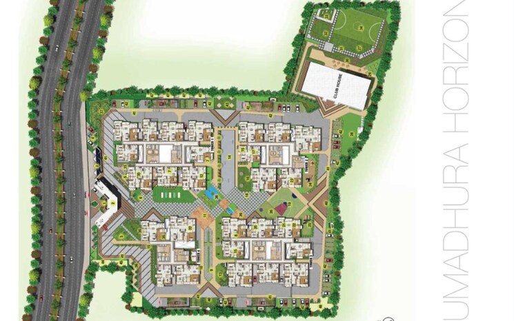 Master Plan, sumadhura-horizon 3 Bedroom 1720 Sq.Ft. Apartment In Kondapur Hyderabad 8999046