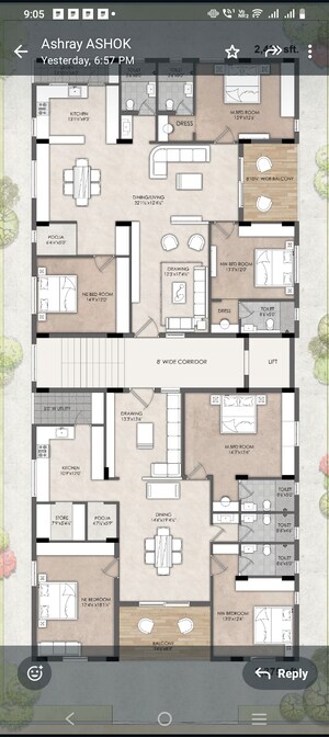 3.5 BHK Apartment For Sale in Sri krishna Avanthi Apts, Tarnaka