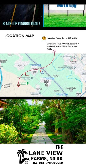 4 BHK Independent House – Map Location View at Sector 156 - for Sale