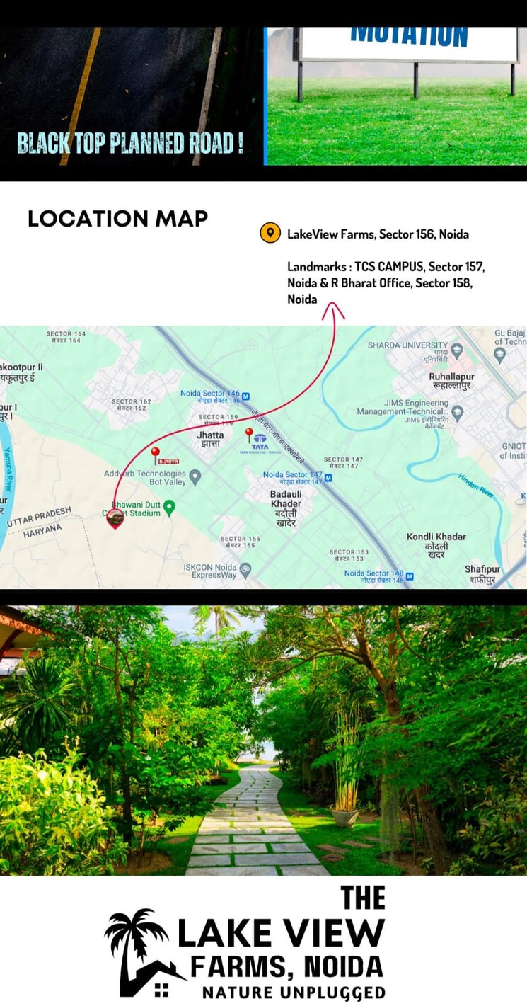 Map Location, sector 156 4 Bedroom 300 Sq.Yd. Independent House In Sector 156 Noida 8999263