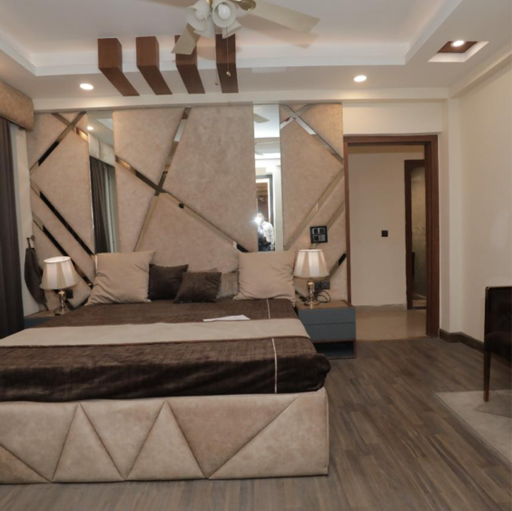 Bedroom, sikka-karnam-greens 3 Bedroom 1380 Sq.Ft. Apartment In Garhi Village Noida 8989069
