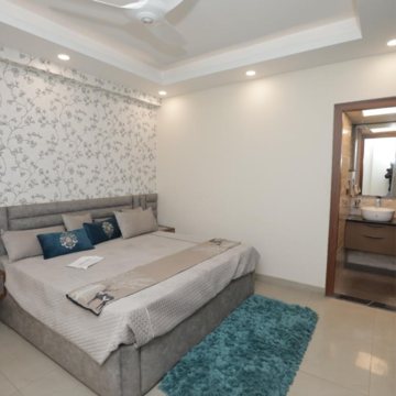 Bedroom in 3 BHK Apartment at Sikka Karnam Greens, Garhi Village – for Sale