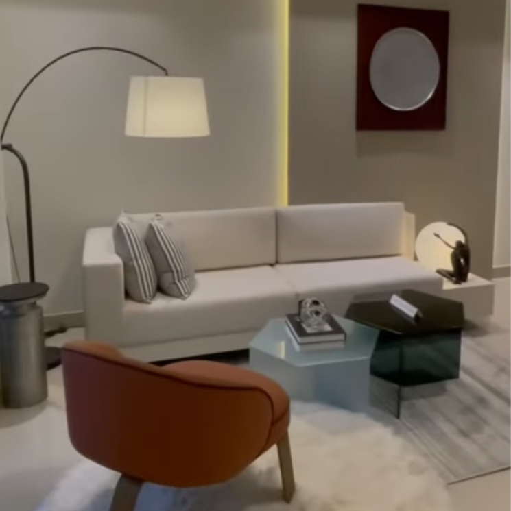 Living Room, eldeco-live-by-the-greens 3 Bedroom 827 Sq.Ft. Apartment In Sector 150 Noida 8993314