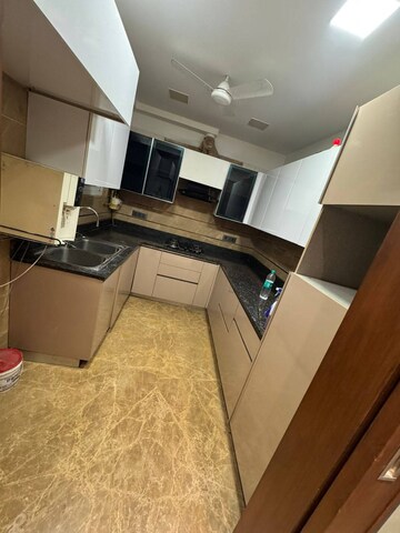 Kitchen in 3 BHK Builder Floor at Shivalik Colony – for Rent