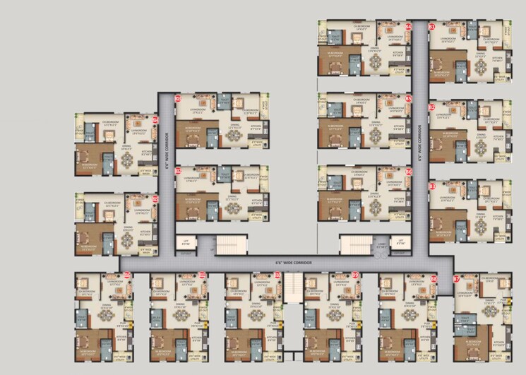 Master Plan, ksr-signature-4 2 Bedroom 1210 Sq.Ft. Apartment In Tellapur Hyderabad 8999425