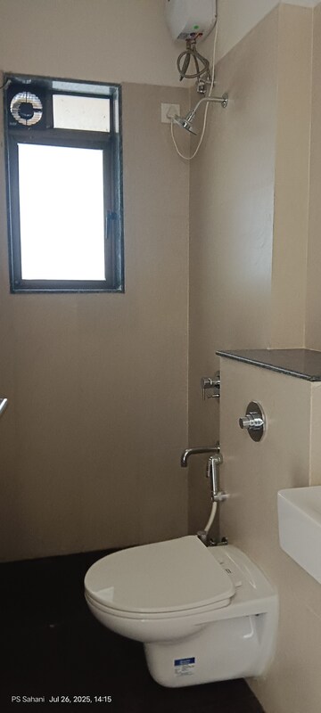 Bathroom in 3 BHK Apartment at Oberoi Eternia, Mulund West – for Rent