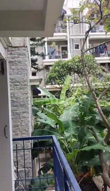Balcony in 2 BHK Apartment at Nandi Park Apartment, Gottigere – for Rent