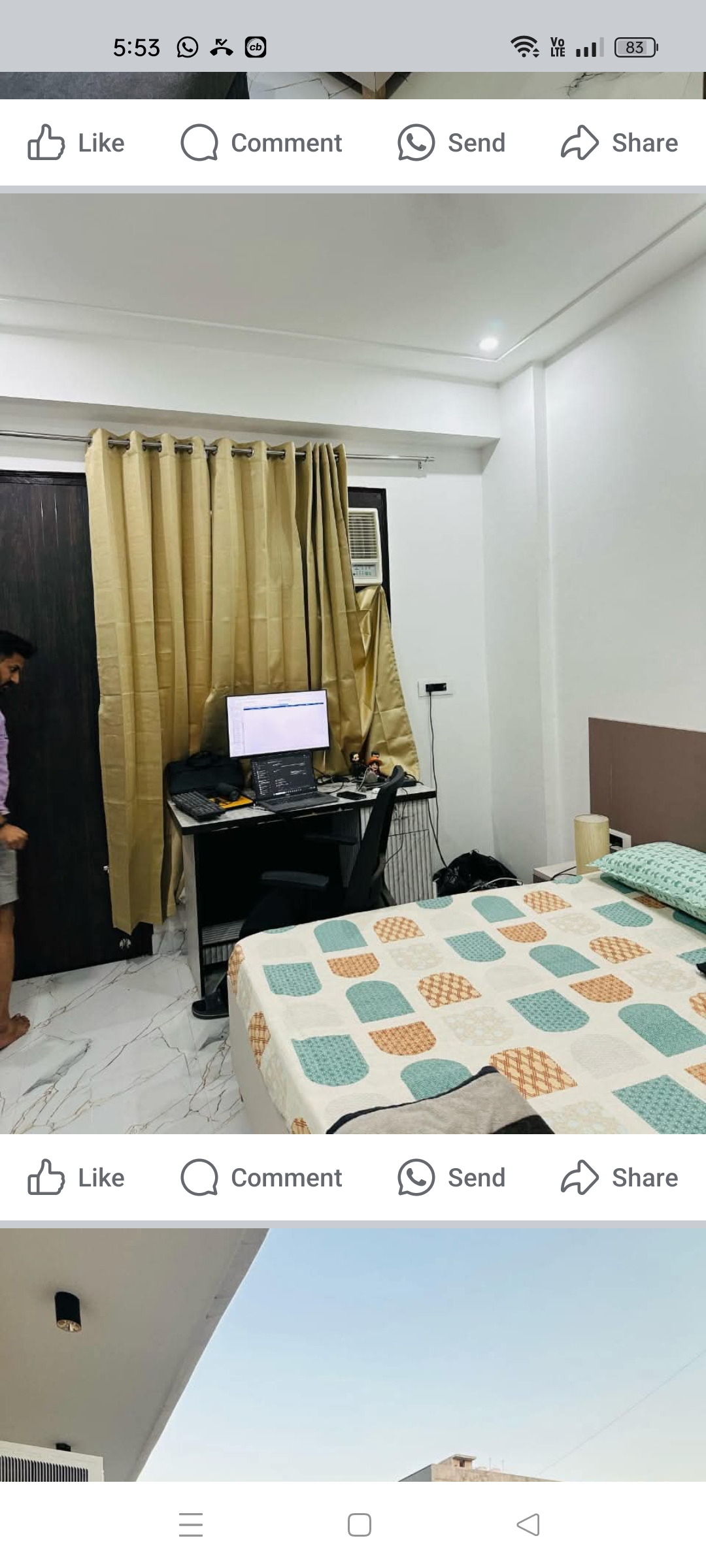 2 BHK 590 Sq.Ft. Apartment in Kiran Towers