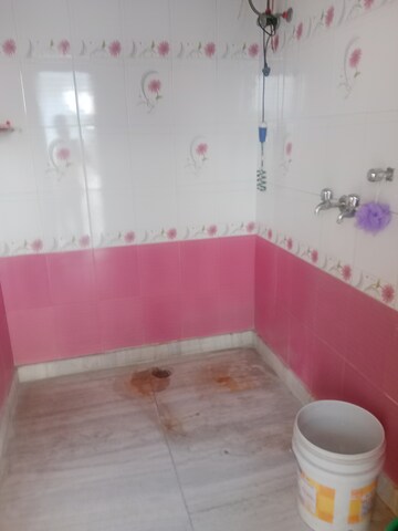 Bathroom in 1 BHK Builder Floor at Huda – for Rent