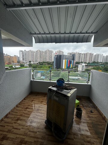 Balcony in 3 BHK Apartment at Prithvi Sai Velocity Phase 1, Bavdhan – for Rent