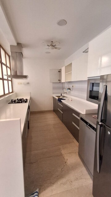 Kitchen in 3 BHK Apartment at Dheeraj Celestial, Bandra West – for Rent