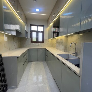 Kitchen in 3 BHK Builder Floor at Rohini Sector 25 – for Sale