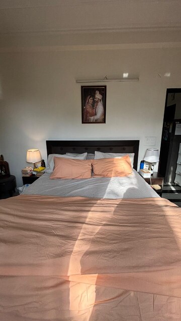 Bedroom in 1 BHK Builder Floor at RBC II, Sushant Lok I – for Rent