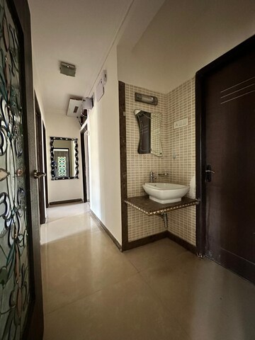 Bathroom in 3 BHK Apartment at Regency Towers, Kavesar – for Rent