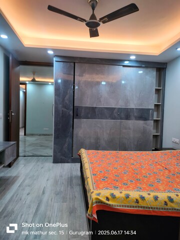 Bedroom in 3 BHK Builder Floor at Sector 15 – for Rent