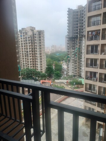 Balcony in 1 BHK Apartment at Raunak Bliss B1, Ghodbunder Road – for Rent