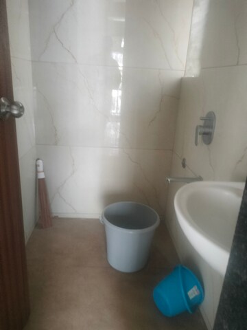 Bathroom in 1 BHK Apartment at Raunak Bliss B1, Ghodbunder Road – for Rent