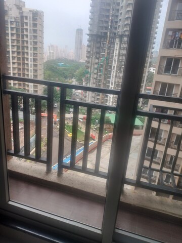 Balcony in 1 BHK Apartment at Raunak Bliss B1, Ghodbunder Road – for Rent