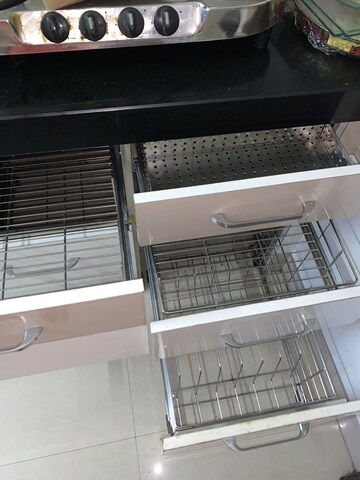 Kitchen in 3 BHK Apartment at Karishma Society, Kothrud – for Rent