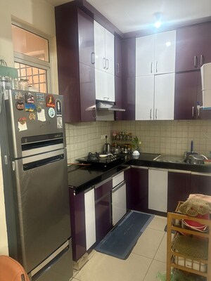 Kitchen in 2 BHK Apartment at Landcraft Golflinks Plaza, Pandav Nagar – for Sale