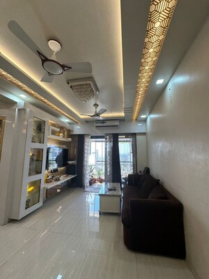 Living Room in 3 BHK Apartment at Triveni Majesta, Kalyan West – for Sale