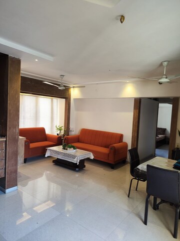 Living Room in 3 BHK Apartment at Cosmos Jewels, Ghodbunder Road – for Sale