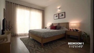 Bedroom in 4 BHK Apartment at Godrej Palm Retreat, Sector 150 – for Sale