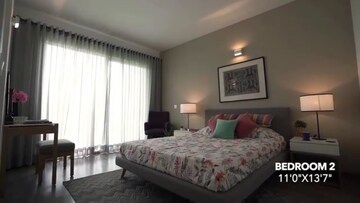 Bedroom in 4 BHK Apartment at Godrej Palm Retreat, Sector 150 – for Sale