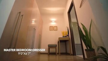 Building Lobby in 4 BHK Apartment at Godrej Palm Retreat, Sector 150 – for Sale