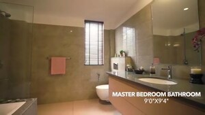 Living Room in 4 BHK Apartment at Godrej Palm Retreat, Sector 150 – for Sale