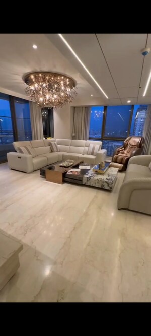 Living Room in 6 BHK Penthouse at M3M Golf Estate, Sector 65 – for Sale