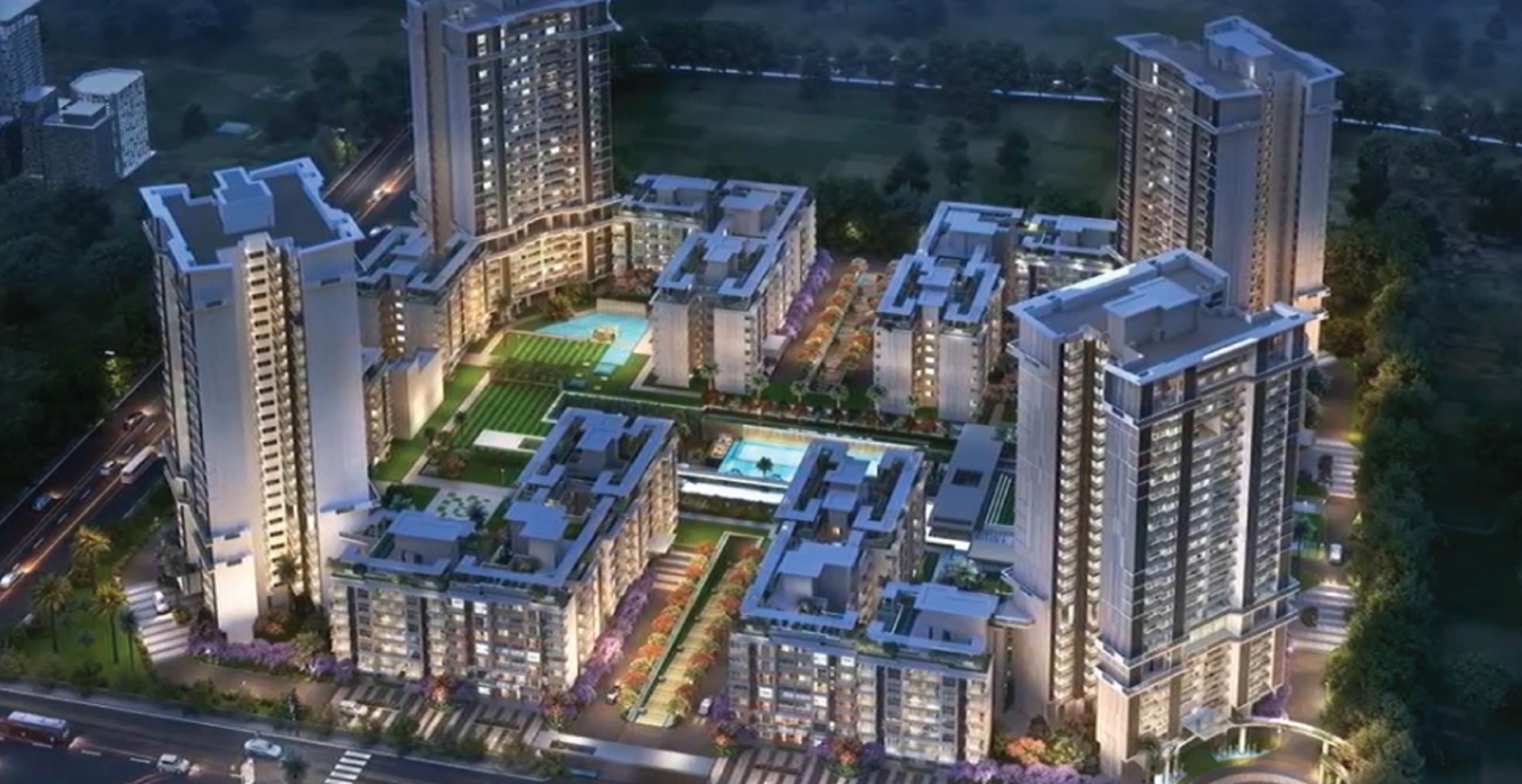 3 BHK 1947 Sq.Ft. Apartment in Godrej Palm Retreat