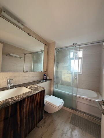 Kitchen in 3 BHK Builder Floor at DLF Park Place, Sector 54 – for Rent