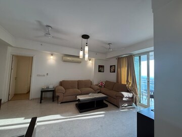 Living Room in 3 BHK Builder Floor at DLF Park Place, Sector 54 – for Rent