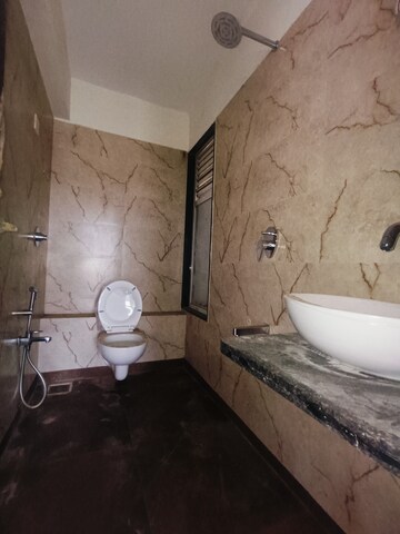 Bathroom in 1 BHK Apartment at Bhagwati Belmont, Haware City – for Rent