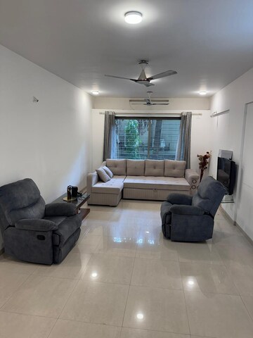 Living Room in 1 BHK Apartment at Koregaon Park – for Rent