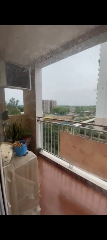 Balcony in 3 BHK Apartment at Rishita Manhattan, Gomti Nagar – for Rent