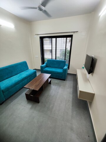 Living Room in 1 BHK Apartment at New Akshya CHS, Koregaon Park – for Rent